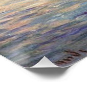 Poster Monet - Le Fjord près de Christiana (Coin)