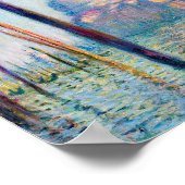 Poster Monet Le Grand Canal Impressionniste Gens Célèbres (Coin)