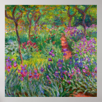 Monet "Le jardin d'Iris à Giverny"
