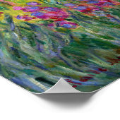 Poster Monet - Le Jardin Iris À Giverny 1900 (Coin)