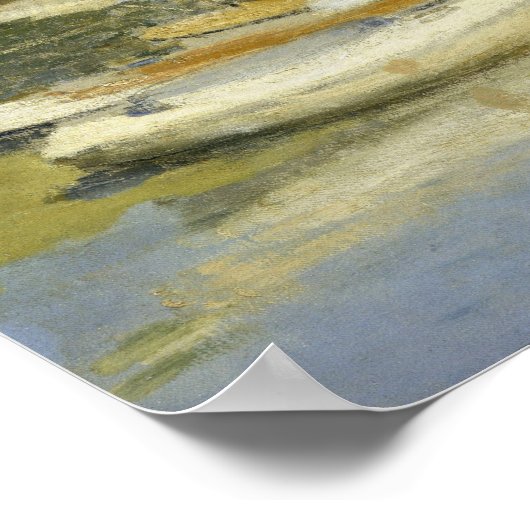 Poster Monet - Le pont Argenteuil (Coin)