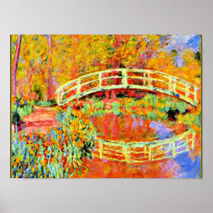Poster Monet - Le pont japonais à Giverny