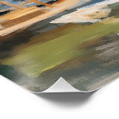 Poster Monet - Le Pont sur la Seine (Coin)