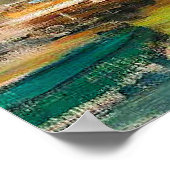 Poster Monet - Le Pont sur la Seine, (Coin)