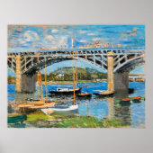 Poster Monet - Le Pont sur la Seine, (Devant)