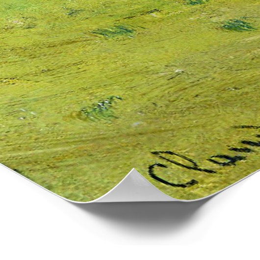 Poster Monet - Le train dans le pays (Coin)