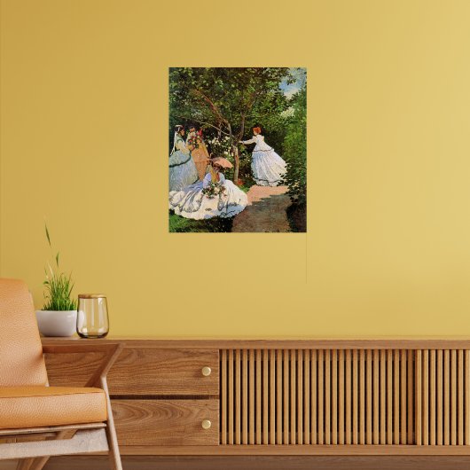 Poster Monet - Les femmes dans le jardin (Salon 2)