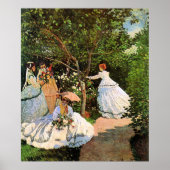 Poster Monet - Les femmes dans le jardin (Devant)