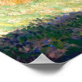 Poster Monet - Les Jeunes Dames De Giverny Effet Soleil (Coin)