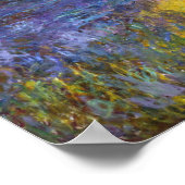 Poster Monet - Les Nymphéas Coucher de Soleil (Coin)