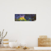 Poster Monet - Les Nymphéas Coucher de Soleil (Cuisine)