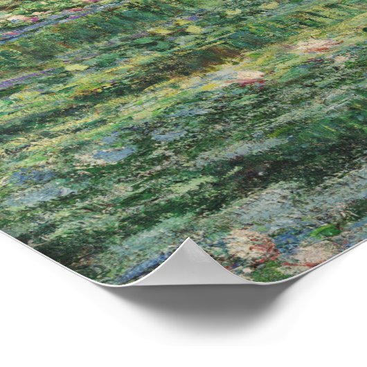 Poster Monet - L'Etang Lily D'Eau (Coin)