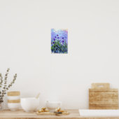 Poster Monet Lilac Irises (Cuisine)