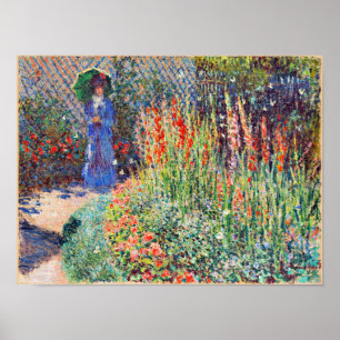 Poster Monet - Lit Fleur Arrondi
