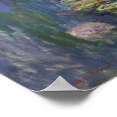 Poster Monet - Lys d'eau (Coin)