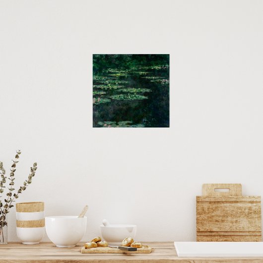 Poster Monet - Lys d'eau (Cuisine)