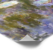 Poster Monet - Lys d'eau (Coin)