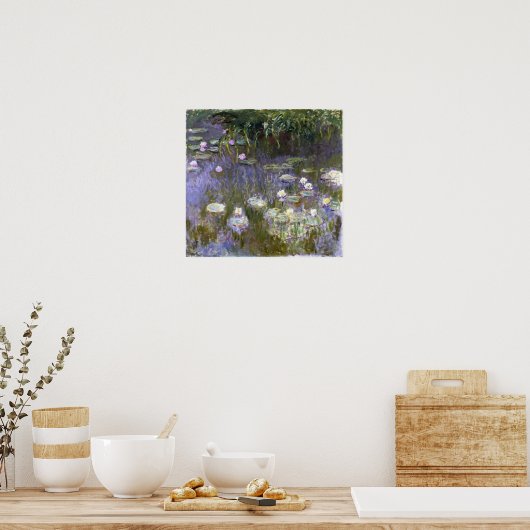 Poster Monet - Lys d'eau (Cuisine)