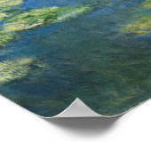 Poster Monet - Lys d'eau (Coin)