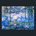 Poster Monet : Lys d'eau 1919<br><div class="desc">Monet : Water Lys 1919 poster.</div>