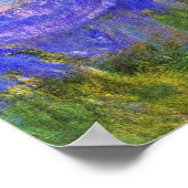 Poster Monet - Lys d'eau et Agapanthus (Coin)