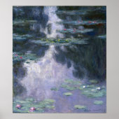 Poster Monet - Lys d'eau (Nympheas) (Devant)