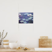 Poster Monet - Lys D'Eau Rose (Cuisine)