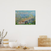 Poster Monet - Maison de jardinier à Antibes 1888 (Cuisine)