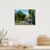 Poster Monet - Maison de l'artiste à Argenteuil (Cuisine)
