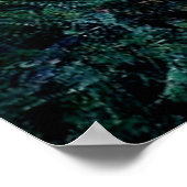 Poster Monet - Matin sur la Seine dans la pluie (Coin)