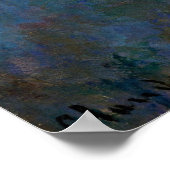 Poster Monet, Matin sur la Seine, près de Giverny (Coin)