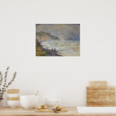 Poster Monet - Mer Lourde À Pourville (Cuisine)