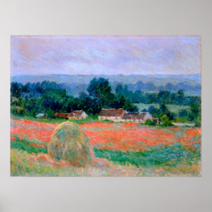 Poster Monet - Meule à Giverny 1886