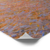 Poster Monet - Meule de foin, soleil dans la brume (Coin)