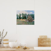 Poster Monet - Meules de foin (Cuisine)