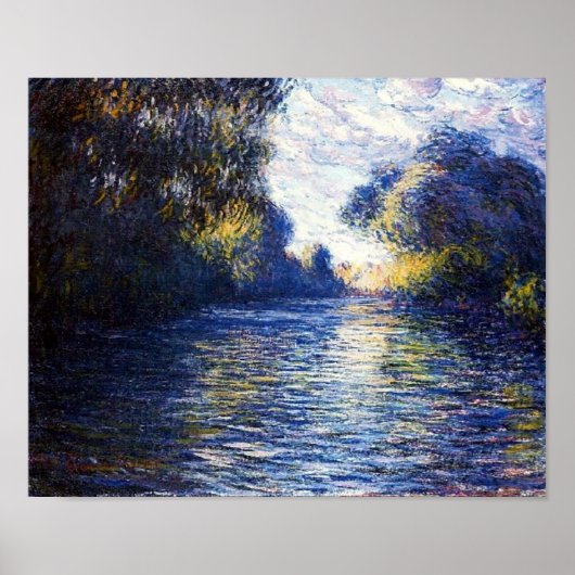 Poster Monet Morning on the Seine Fine Art Imprimer (Devant)