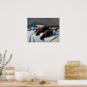 Poster Monet - Nature morte avec faisans et pluviers (Cuisine)