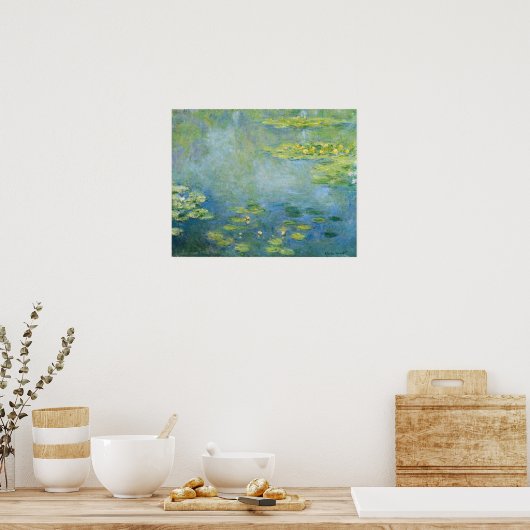 Poster Monet Nénuphar 1906 (Cuisine)