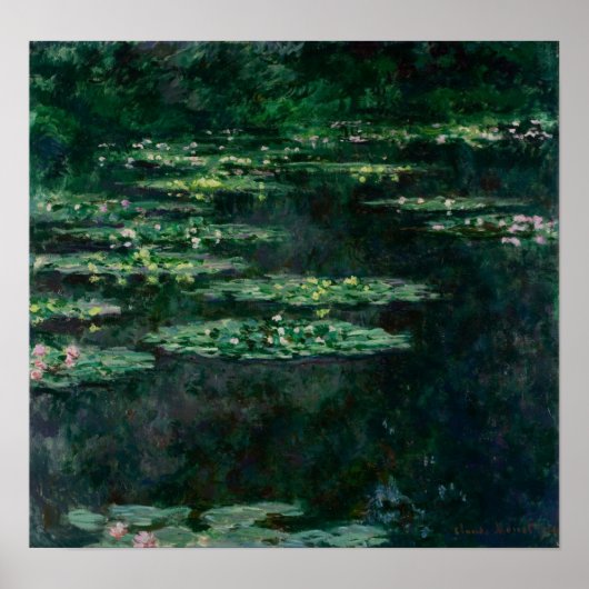 Poster Monet - Nymphéas (Devant)