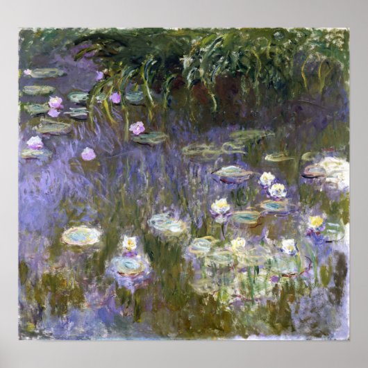 Poster Monet - Nymphéas (Devant)