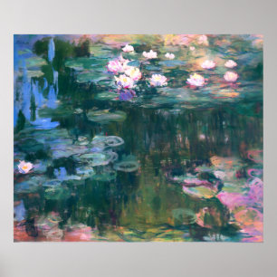 Poster Monet - Nymphéas, 1914-1917,