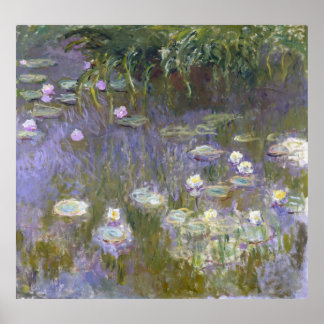 Poster Monet, Nymphes D'Eau