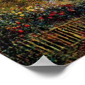 Poster Monet Painting In His Garden In Argenteuil (Coin)