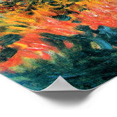 Poster Monet - Palmier à Bordighera, (Coin)