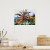 Poster Monet - Palmier à Bordighera, (Cuisine)