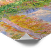 Poster Monet - Peupliers au soleil (Coin)