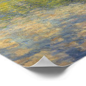 Poster Monet - Peupliers sur l'Epte (Coin)