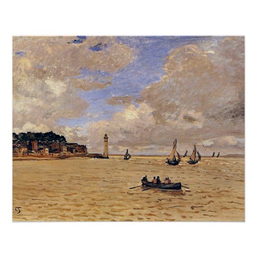 Poster Monet - Phare de l'Hospice (Devant)