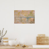 Poster Monet - Pont Charing Cross À Londres (Cuisine)