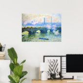 Poster Monet - Pont de Waterloo, Londres, (Bureau à domicile)